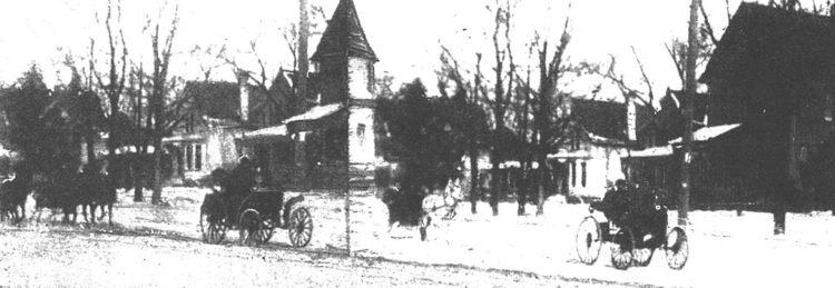 The Last Flag | 1895 chicago-evanston - frank duryea (duryea) 1st  #racing 